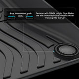 19-25 Volvo S60/19-21 V60 Floor Mats TPE Carpet All Weather 3D Liner