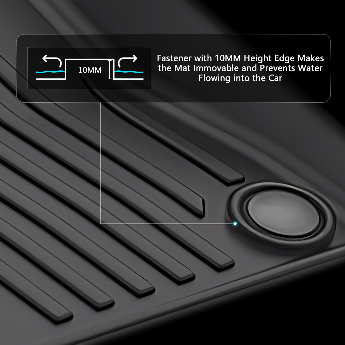 19-25 Volvo S60/19-21 V60 Floor Mats TPE Carpet IKON Style 3D Liner