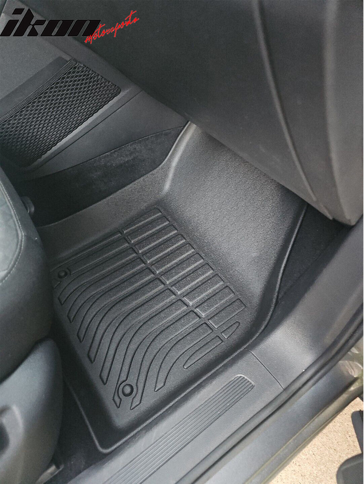 2018-2024 VW Tiguan 7 Seats 3D TPE All Weather Floor Mats Carpets + Rear Seat Backrest Mats