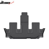 2019-2025 Subaru Ascent 8 Seats Bench Seat 3D Floor Mats Carpets TPE