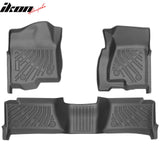 1999-2007 Silverado Sierra 1500 2500 Crew Cab Anti-Slip Floor Mats Carpets TPE