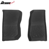 2007–2018 Jeep Wrangler JK 2DR 3D Molded Floor Mat Carpet TPE + Window Visors