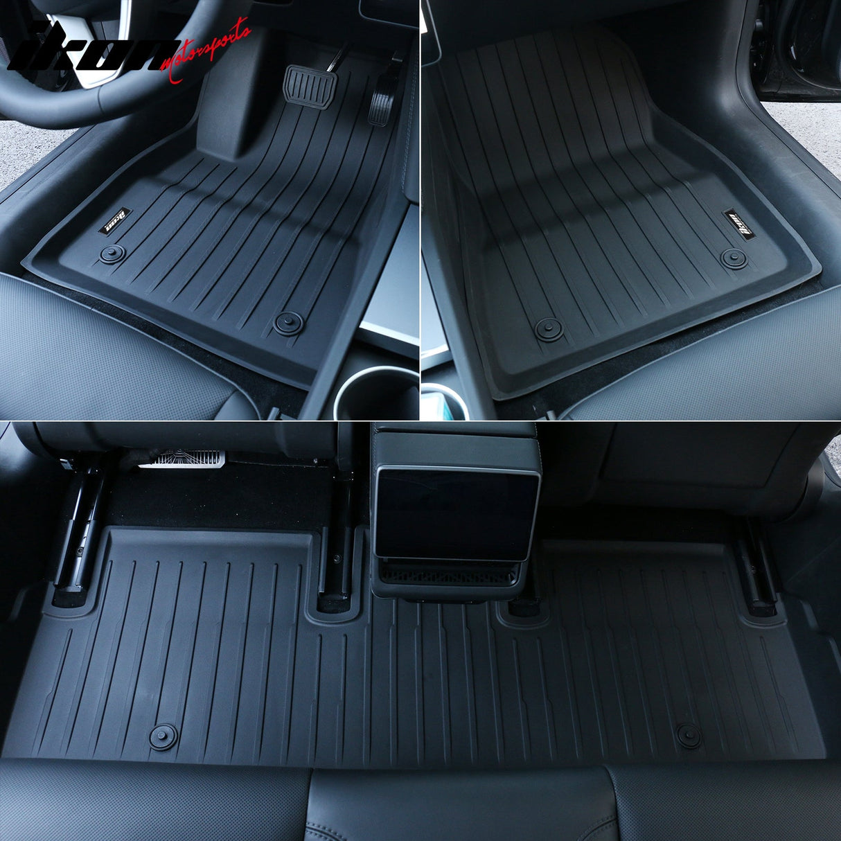2024-2025 Tesla Model 3 Highland 3D All Weather Floor Mats Liners TPE