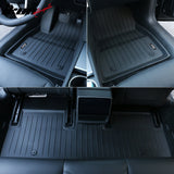 2024-2025 Tesla Model 3 Highland 3D All Weather Floor Mats Liners TPE