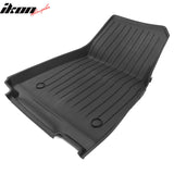 Car Floor Mat for 2020-24 Tesla Model Y 3D Black Carpets Injection TPE