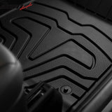 2020-2024 Tesla Model Y Floor Mats 3D TPE All Weather 3PC Set Carpets