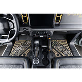 2021-2025 Ford Bronco 4DR Floor Mats TPE Carpets Black w/ Camouflage