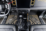 2021-2025 Ford Bronco 4DR Floor Mats TPE Carpets Black w/ Camouflage