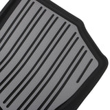 2018-2025 Jeep Wrangler JL Unlimited 4Dr Floor Mats Black Gray TPE