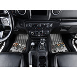 2018-2025 Jeep Wrangler JL Unlimited 4Dr Floor Mats Black Gray TPE