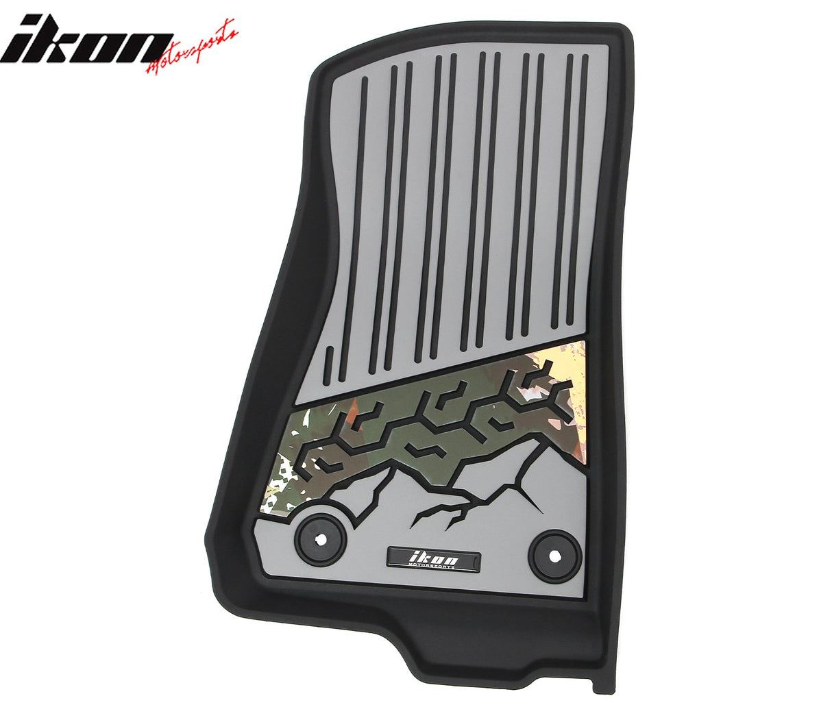 2018-2025 Jeep Wrangler JL Unlimited 4Dr Floor Mats Black Gray TPE