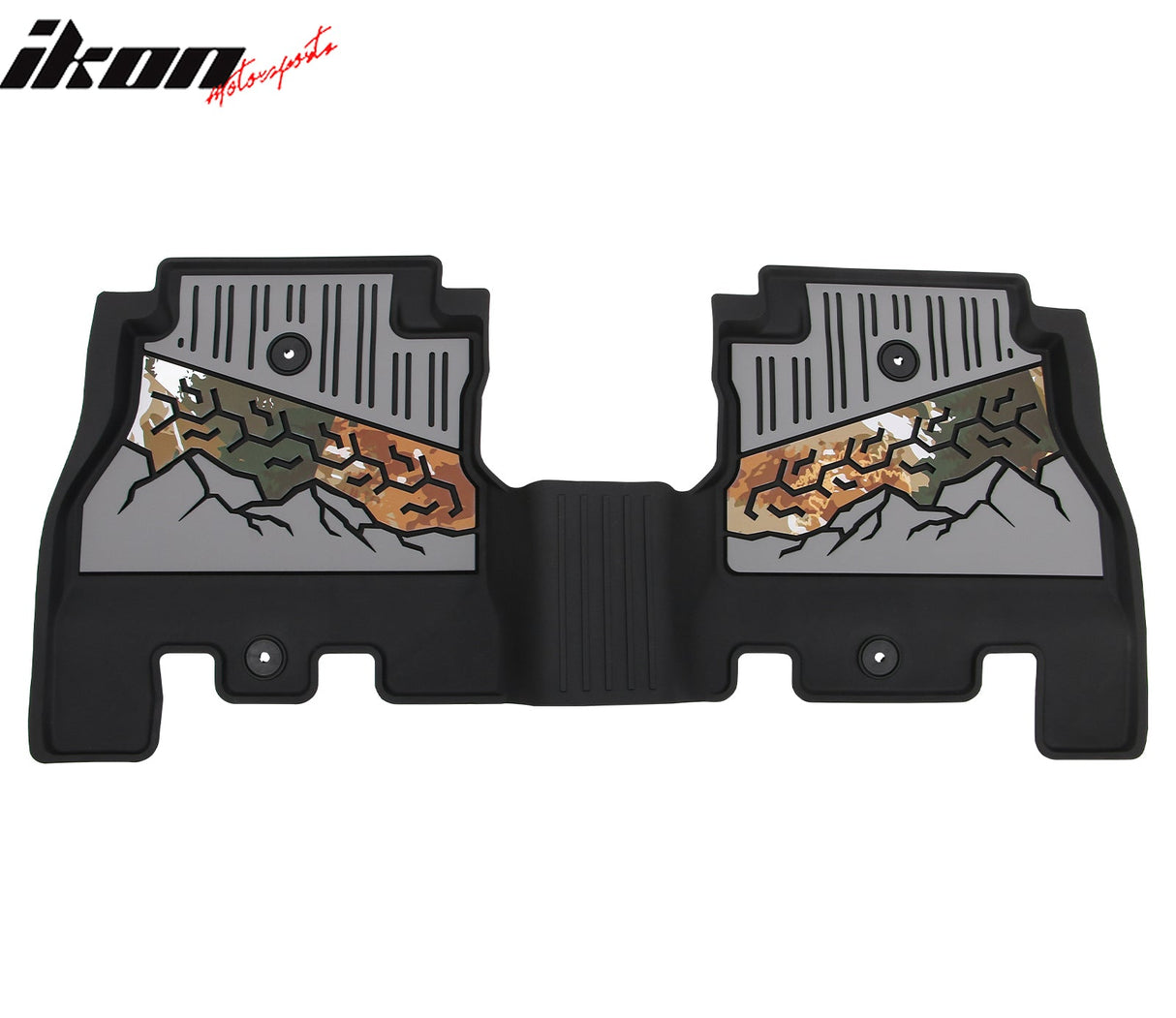 2018-2025 Jeep Wrangler JL Unlimited 4Dr Floor Mats Black Gray TPE