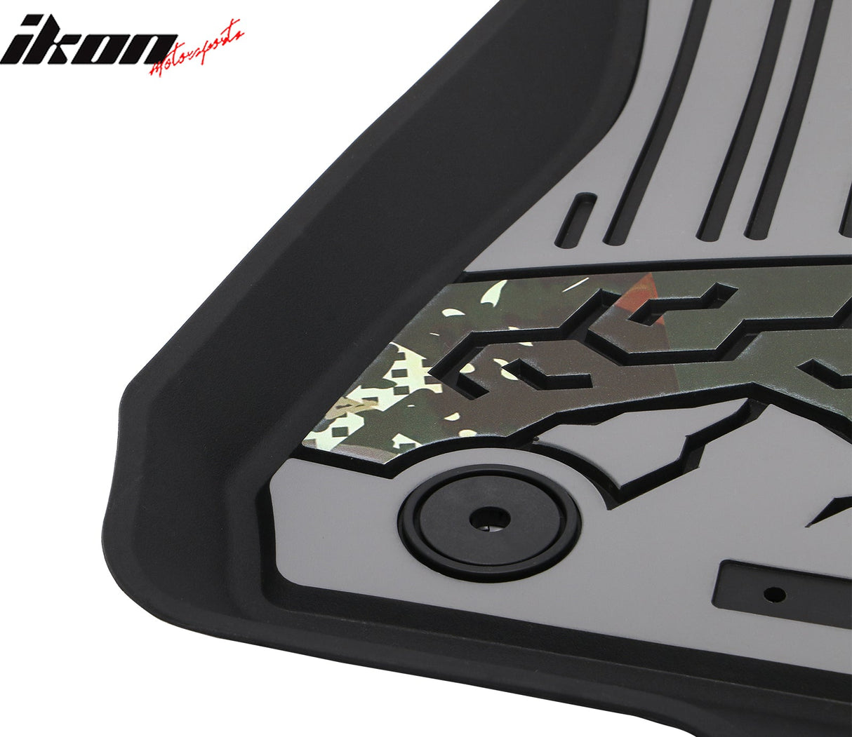 2018-2025 Jeep Wrangler JL Unlimited 4Dr Floor Mats Black Gray TPE