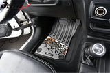 2018-2025 Jeep Wrangler JL Unlimited 4Dr Floor Mats Black Gray TPE