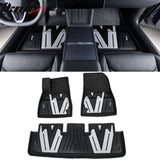 2024-2025 Tesla Model 3 3D Floor Mats Liner Black& Gray TPE Injection