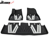 2024-2025 Tesla Model 3 3D Floor Mats Liner Black& Gray TPE Injection