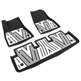 2024-2025 Tesla Model 3 3D Floor Mats Black Gray White TPE Injection