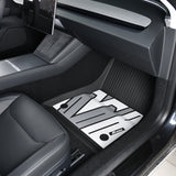 2024-2025 Tesla Model 3 3D Floor Mats Black Gray White TPE Injection