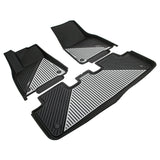 2020-2024 Tesla Model Y 3D Floor Mats Liner Black& Gray TPE Injection