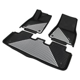 2020-2024 Tesla Model Y 3D Floor Mats Liner Black& Gray TPE Injection