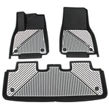 2020-2024 Tesla Model Y 3D Floor Mats Black& Gray& White TPE Injection