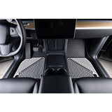 2020-2024 Tesla Model Y 3D Floor Mats Black& Gray& White TPE Injection