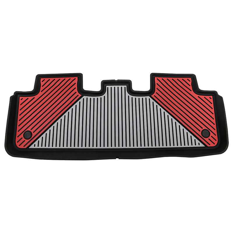 2020-2024 Tesla Model Y 3D Floor Mats Black& Gray& Red TPE Injection