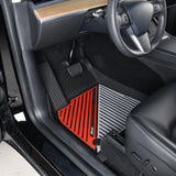 2020-2024 Tesla Model Y 3D Floor Mats Black& Gray& Red TPE Injection