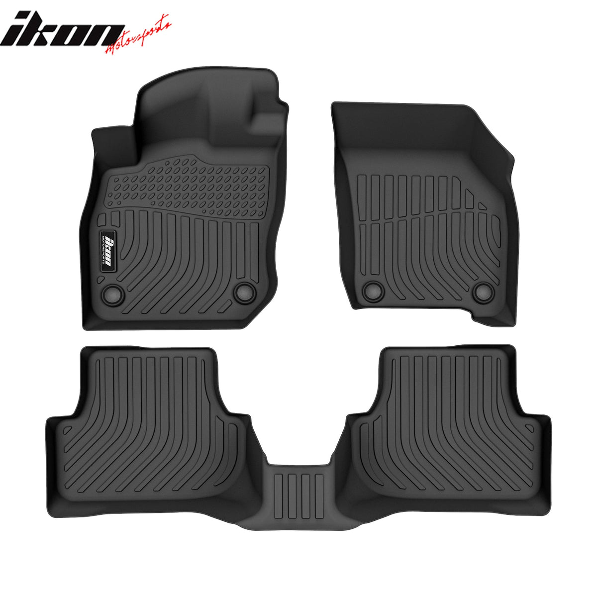 2022-2024 Audi A3 AWD (Not Fit FWD) 3D TPE All Weather Heavy Duty Waterproof Anti-Slip Interior Cargo Liner Carpets Floor Mats + Rear Trunk Mat 4PCS