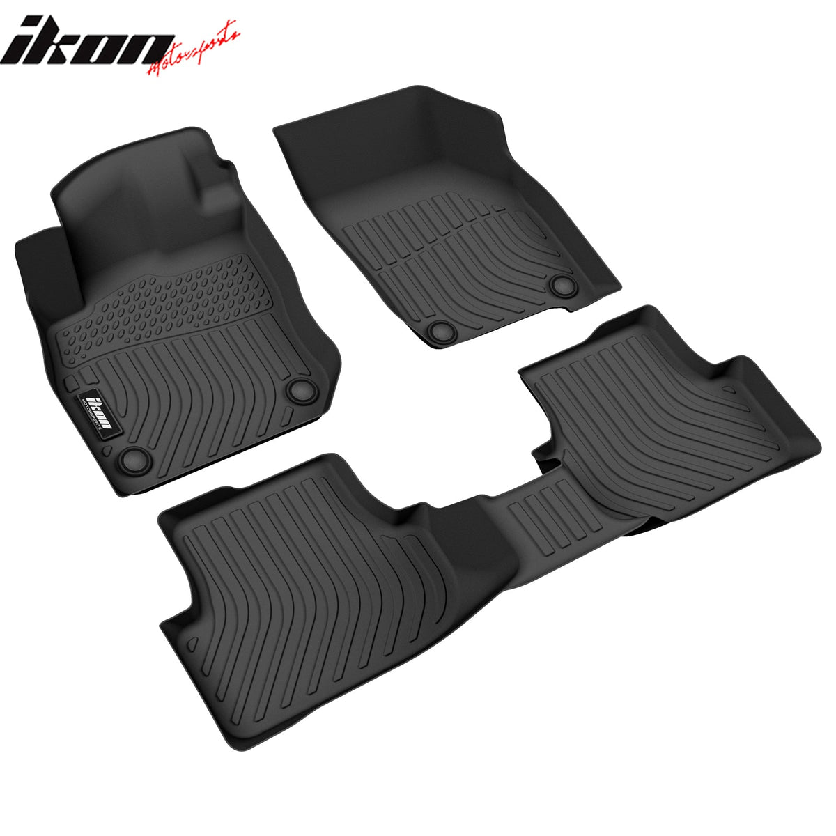 2022-2024 Audi A3 AWD (Not Fit FWD) 3D TPE All Weather Heavy Duty Waterproof Anti-Slip Interior Cargo Liner Carpets Floor Mats + Rear Trunk Mat 4PCS