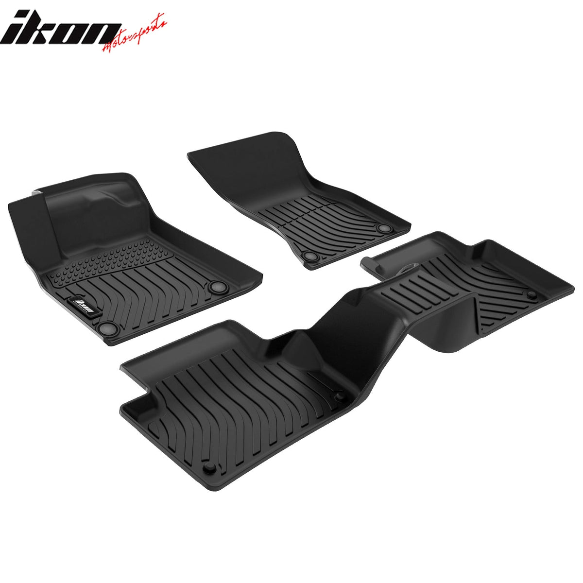 2025-2026 Audi Q5 & SQ5 & Sportback 3D TPE All Weather Waterproof Anti-Slip Interior Cargo Liner Carpets Backrest + Floor Mats + Rear Trunk Mat 7PCS
