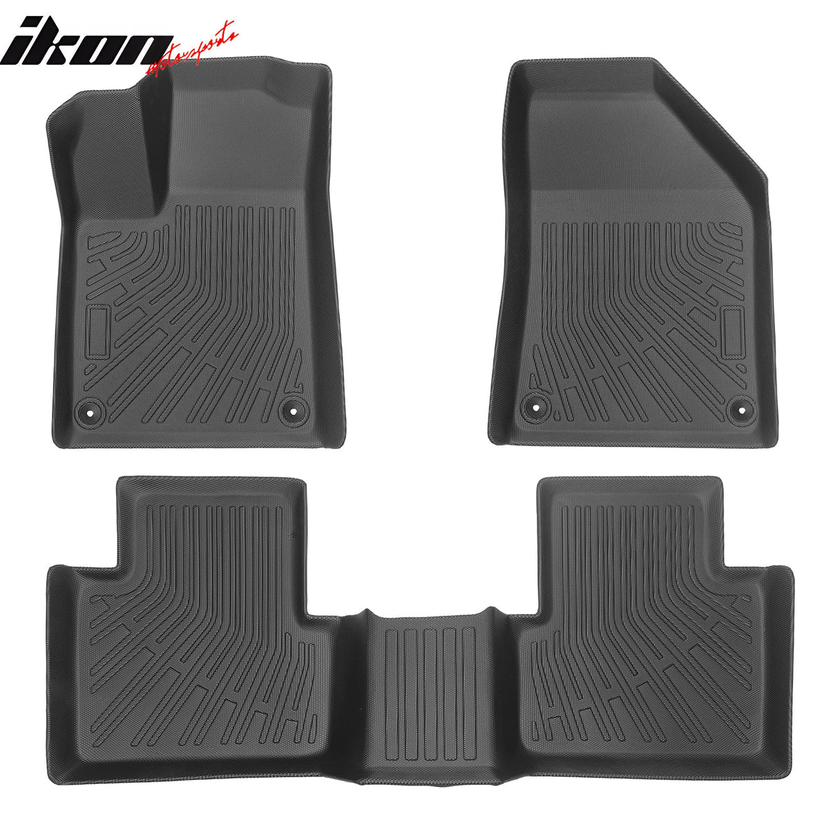 2015-2017 Chrysler 200 TPE All Weather Floor Mats Carpets + Rear Trunk Mat Liner