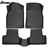 2011-2015 Chevy Cruze& 2016 Cruze Limited TPE All Weather Floor Mats Liner + Rear Trunk Mat