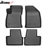 2016-2019 Chevrolet Volt TPE All Weather Floor Mats Carpets + Rear Trunk Mat Liner