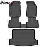 2013-2016 Dodge Dart 3D TPE All Weather Heavy Duty Waterproof Anti-Slip Interior Cargo Liner Carpets Floor Mats + Rear Trunk Mat 4PCS
