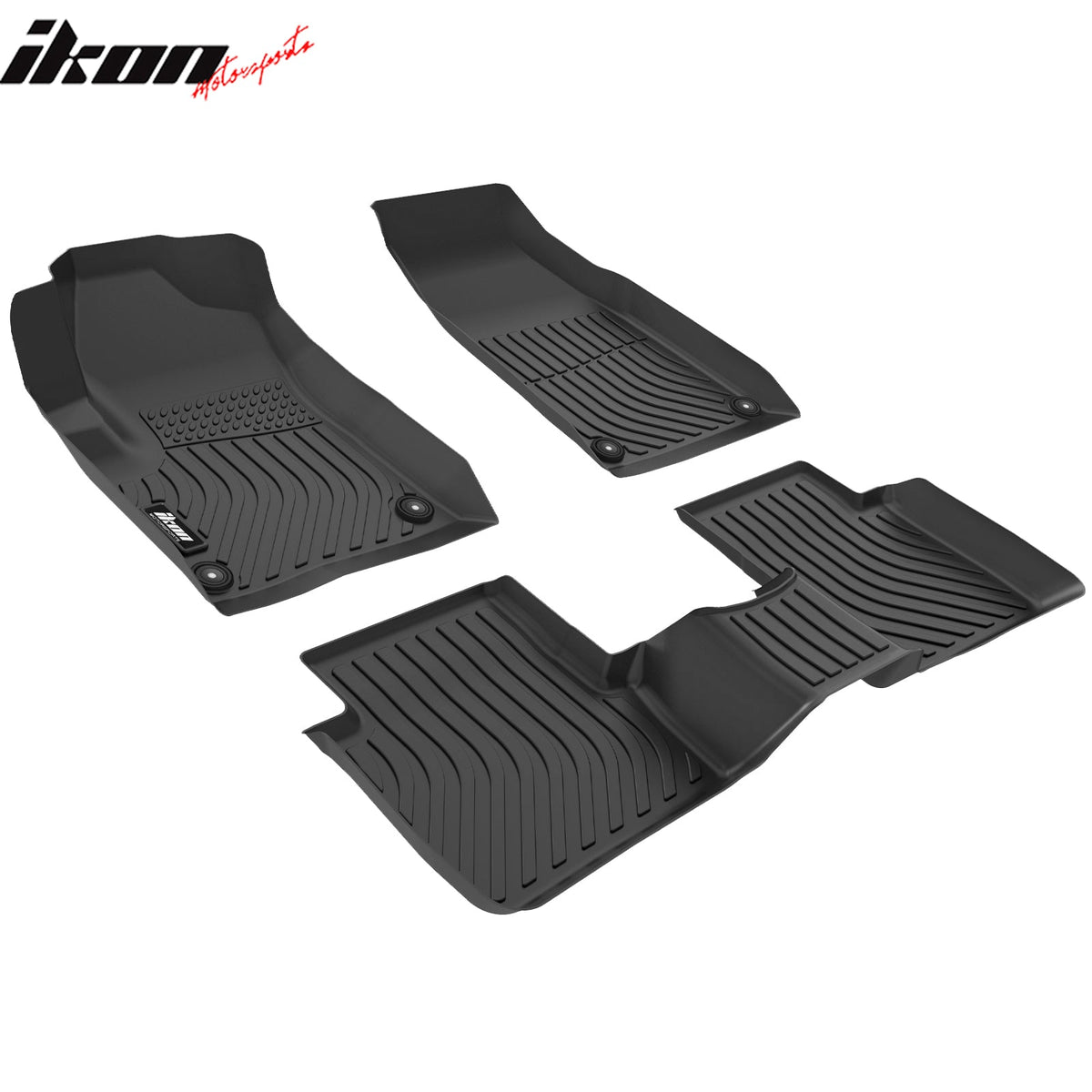 2013-2016 Dodge Dart 3D TPE All Weather Heavy Duty Waterproof Anti-Slip Interior Cargo Liner Carpets Floor Mats + Rear Trunk Mat 4PCS