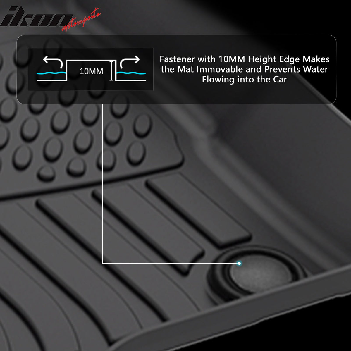 3D Molded Floor Mat Carpet + Trunk Mat for Ford Taurus Sedan 2010-2019 TPE