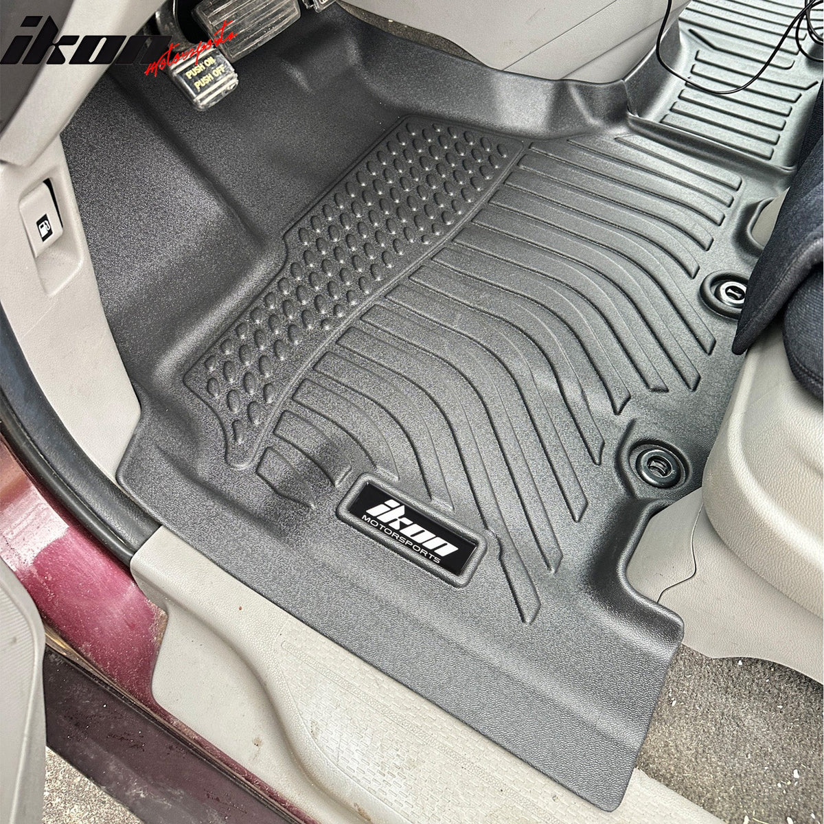 2011-2017 Honda Odyssey 7/8 Seats 3D TPE All Weather Waterproof Anti-Slip Front Rear Interior Cargo Liner Carpets Floor Mats + Rear Trunk Mat 5PCS
