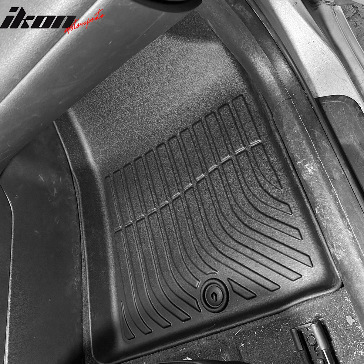 2017-2020 Hyundai Elantra 3D TPE All Weather Heavy Duty Waterproof Anti-Slip Front Rear Interior Cargo Liner Carpets Floor Mats + Rear Trunk Mat 4PCS