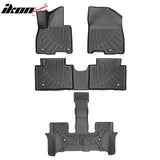 2026 Hyundai Palisade 7/8 Seats Hybrid Floor Mats All Weather Carpets TPE + Trunk Mat