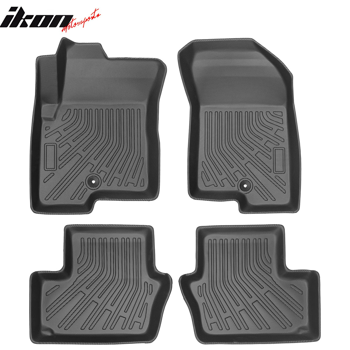 2007-2017 Jeep Compass MP & Patriot TPE All Weather Floor Mats + Trunk Mat + Backrest Mats