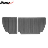 2007-2013 Jeep Wrangler JK 4-Door TPE All Weather Floor Mats + Trunk Mat + Backrest Mats