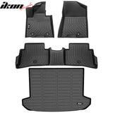 3D Molded Floor Mats Carpet + Trunk Mat for Kia Sportage 4DR 2017-2022 TPE