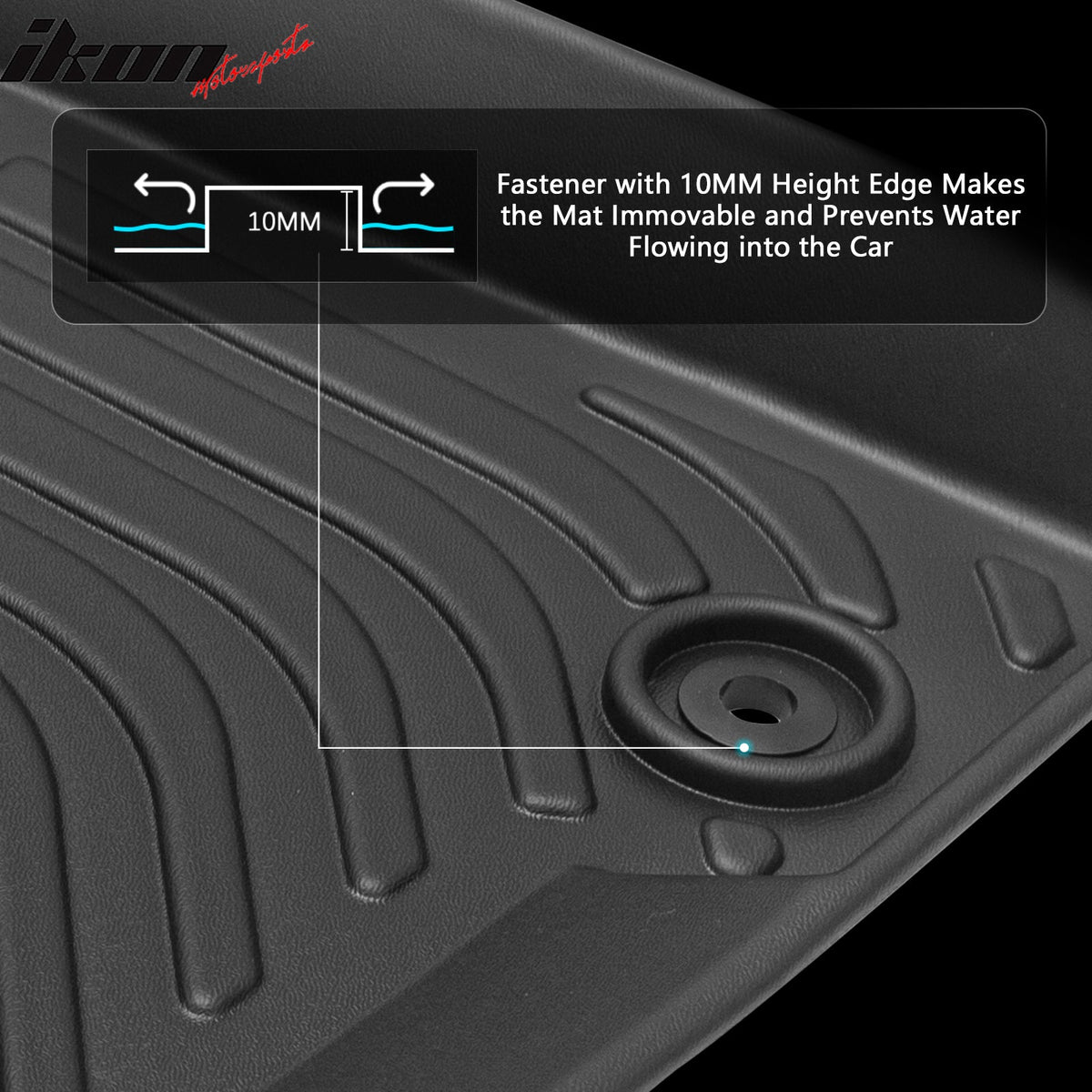 3D Molded Floor Mats Carpet + Trunk Mat for Kia Sportage 4DR 2017-2022 TPE
