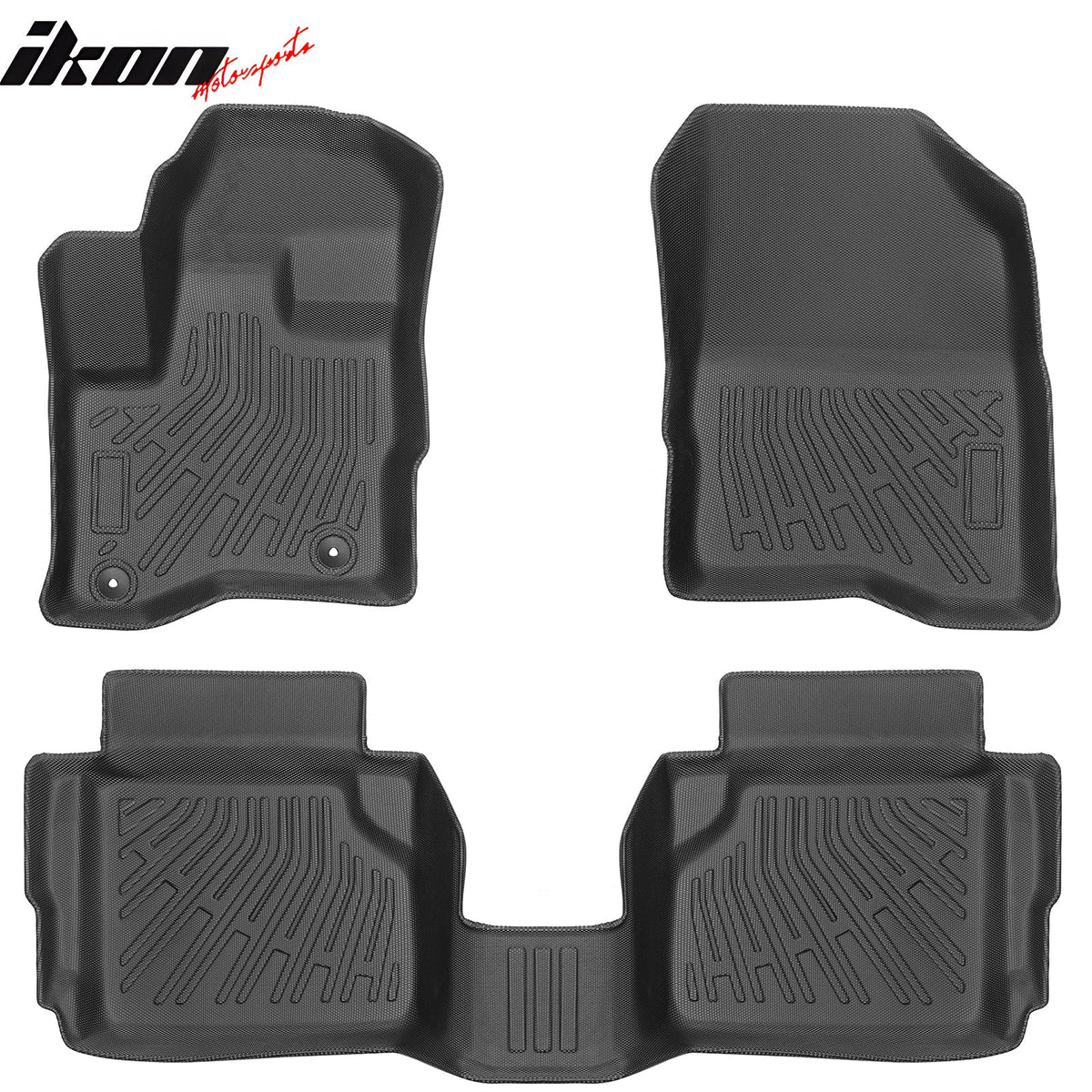 2011-2016 Lincoln MKS TPE All Weather Floor Mats Carpets + Rear Trunk Mat Liners