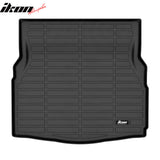 2015-2021 Benz W205 C-Class Sedan 4Dr 3D TPE All Weather Heavy Duty Waterproof Anti-Slip Interior Cargo Liner Carpets Floor Mats + Rear Trunk Mat 4PCS