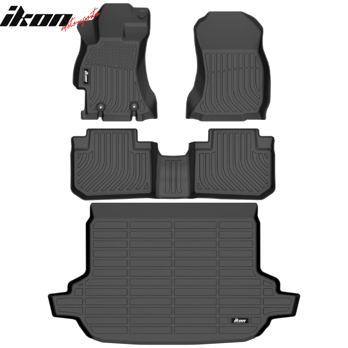 3D Molded Floor Mats Carpet + Trunk Mat for Subaru Forester 2014-2018 TPE