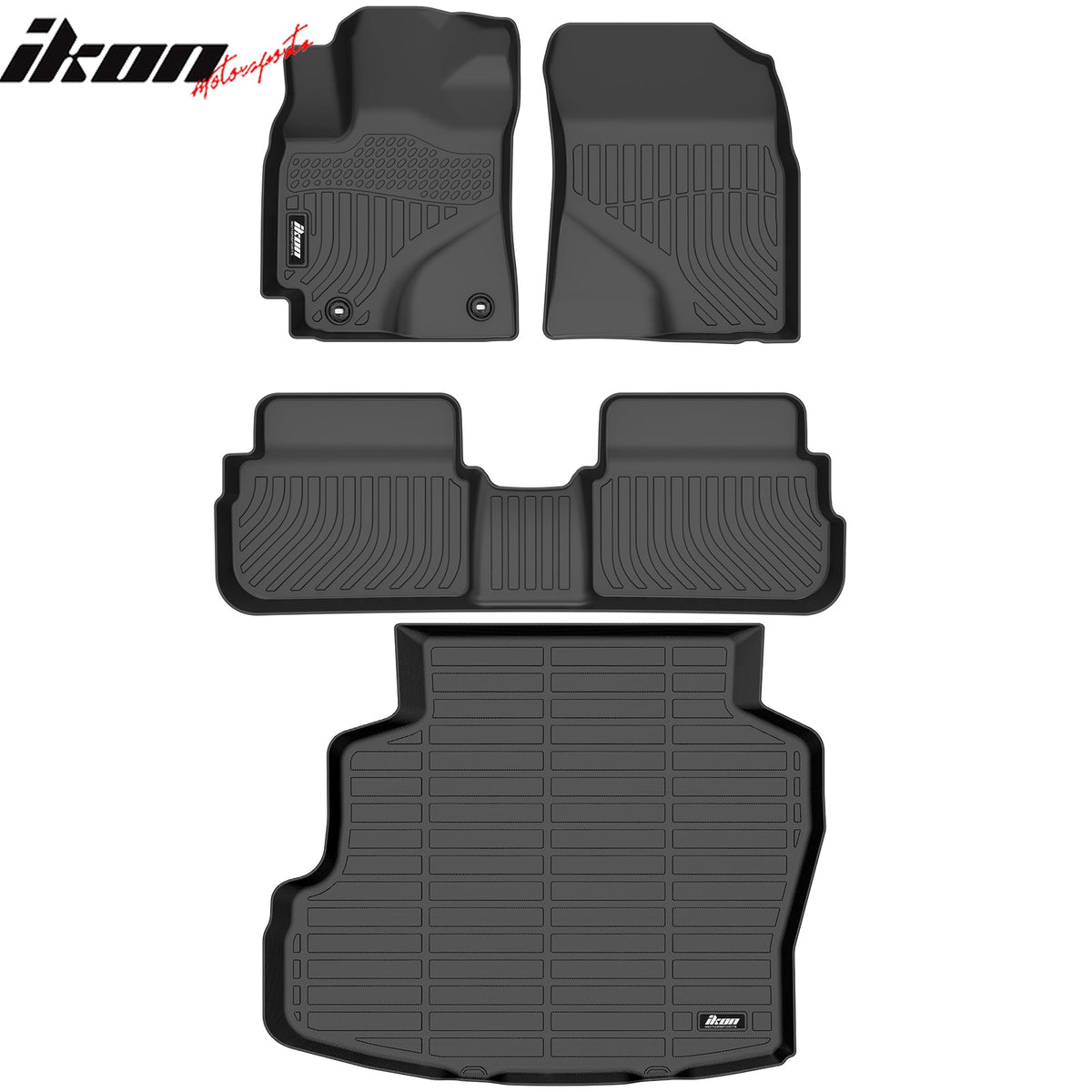 3D Molded Floor Mats Carpet Trunk Mat for Toyota Corolla 4DR 2009-2010 TPE