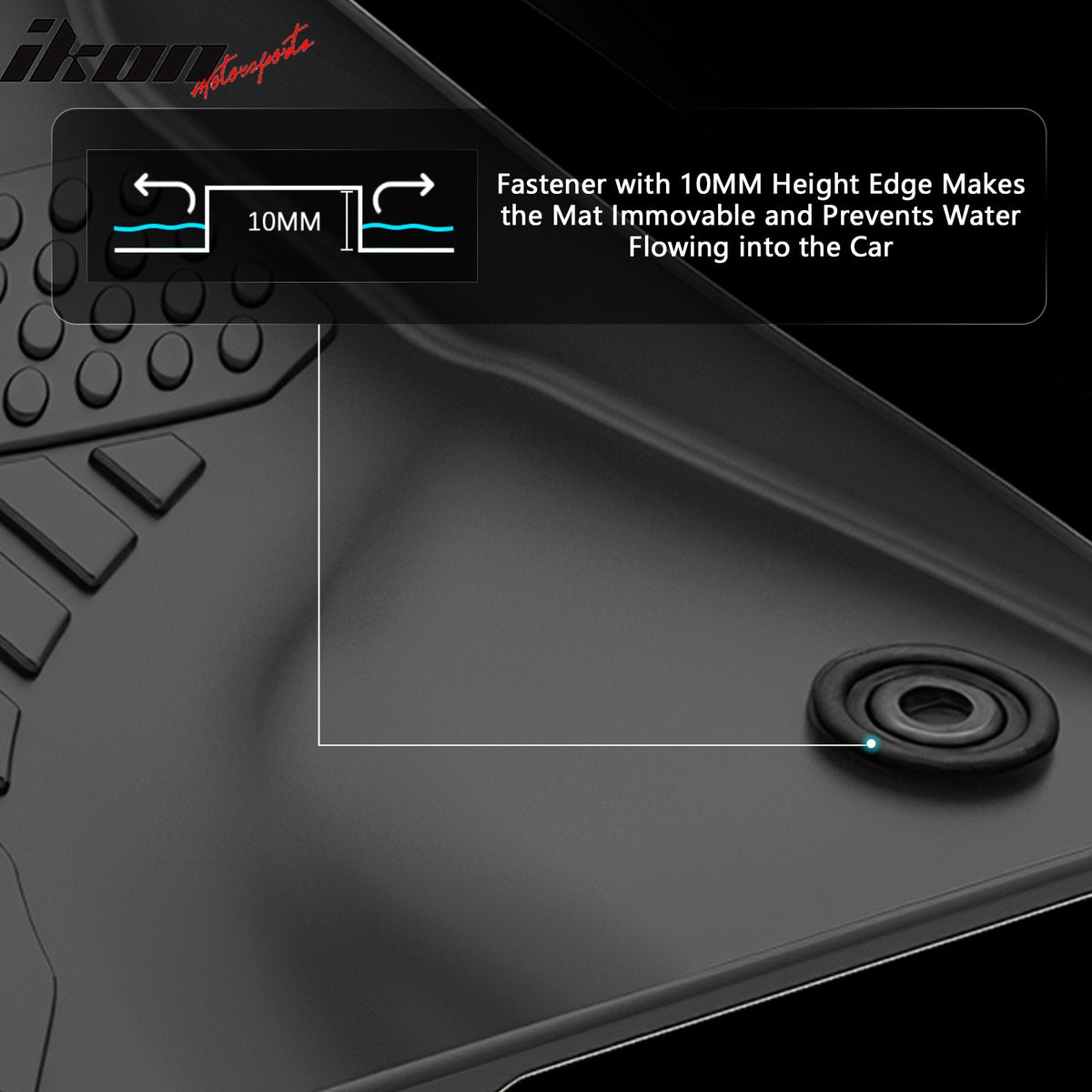 3D Molded Floor Mats Carpet Trunk Mat for Toyota Corolla 4DR 2009-2010 TPE