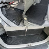 2008-2013 Toyota Highlander Heavy Duty TPE All Weather Floor Mats + Trunk Mat + Backrest Mats